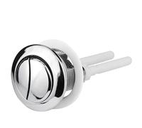 Toilet Push Button Flush Replacement, Ancable Dual Toilet Flush Button Round Head Toilet Flush Button Replacement Accessories for Bathroom Toilet Water Tank Repair
