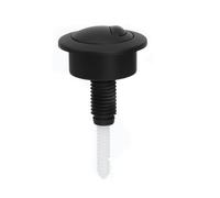 Toilet Push Button for Siamp, Optima 49 Valve & Twyford Vitra - Dual Flush, 39-42mm (Black)