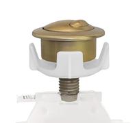 Toilet Push Button, High Performance Flusher, 1.89 x 2.13 Inch Flush Tank Replacement, Easy Maintenance Plumbing Part, Portable Flush Valve for Apartment, Home, Plumbers, Renters, Men, Women