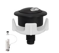 Toilet Push Button, High Performance Flusher, 1.89 x 2.13 Inch Flush Tank Replacement, Easy Maintenance Plumbing Part, Portable Flush Valve for Apartment, Home, Plumbers, Renters, Men, Women