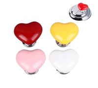 Toilet Push Button Pusher, 4Pcs Heart Shape Adhesive Press Extension Handle Helper Toilet Flush Buttons for Women Long Nail