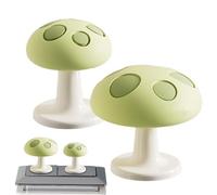 Toilet Push Button, Silicone Cute Mushroom Press Tool with Aid Design, Tank Button with Bathroom Feature, Home Improvement Renovation Gear, Project Press Aid Set, Mushroom Tool for Bathroom Tank