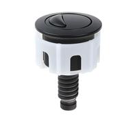 Toilet Push Button - Toilet Flush Button, Flush Ţoilet Push B́utton Replacement, Universal Round & Oval Electroplated Bathroom Accessory | Water Saving Double Drainage Valve | Chrome Plate