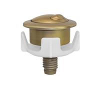 Toilet Push Button, Two Flush Control, High-Performance Flusher, Easy-Fit Tank Replacement, Quick Plumbing Repair Part, for Apartments, Homes, Renters, Homeowners, Men, Women