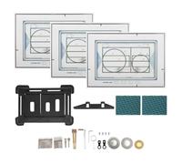 Toilet Push Plate for Geberit Sigma 01/Sigma 20/Sigma 30/Sigma 50, Hidden Tileable Push Plate, Actuator Plate with Magnetic Attachment