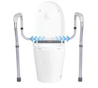 Toilet Rails For Older Adults: Heavy Duty Toilet Support Rods, Convenient Bathroom Accessory | Heavy Duty Toilet Safety Rails For Seniors, Aside