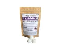 Toilet Refresher Bombs | 20 Per Pack | Eco-Friendly | Plastic-Free | Natural Toilet Cleaning Fizzies (Lavender)