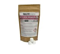 Toilet Refresher Bombs | 20 Per Pack | Eco-Friendly | Plastic-Free | Natural Toilet Cleaning Fizzies (Rose Geranium)