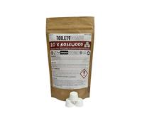 Toilet Refresher Bombs | 20 Per Pack | Eco-Friendly | Plastic-Free | Natural Toilet Cleaning Fizzies (Rosewood)