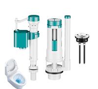 Toilet Repair Kit in Tank - Portable and Easy Universal Replacement Parts Kit.Comprehensive Internal Tank Hardware for Water Installation, Bathroom Maintenance and Quick Repair by Wasc