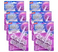 Toilet Rim Block Cleaner Twin Pack | Anti-Limescale, Foaming Action, Dirt Protection, Tropical Blossom Scent | Lasts Up to 4 Weeks