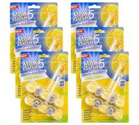 Toilet Rim Block Cleaner Twin Pack | Anti-Limescale, Foaming Cleaning Action, Dirt Protection, Extra Freshness | Tropical Blossom Scent | Lasts Up to 4 Weeks