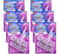 Toilet Rim Block Cleaner Twin Pack Foaming Anti Limescale Extra Fresh Tropical Blossom Lasts Up To 4 Weeks