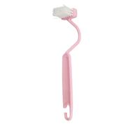 Toilet Rim Brush - Under Rim Toilet Brush | Soft Bristle Bowl Scrubber S-Shaped | Angled Bowl Corner Scrubber Soft Edge Cleaner Multi-Functional for Bowls Kitchens Bathrooms Floor Cleaning