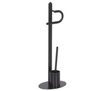 Toilet Roll and Brush Holder SARTO Metal Black