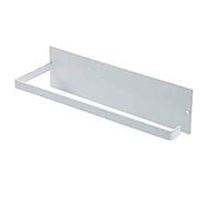 Toilet roll Holder, Adhesive Wall Mount Under Cabinet Paper Towel Holder Iron 11.2 Inch 3kg Max Black(B)