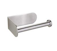 Toilet Roll Holder Bathroom Toilet Paper Holder Black Wall Mounted Tissue Rack Stainless Steel Kitchen Towel Storage Shelf WC Roll Paper Holder Household faucets