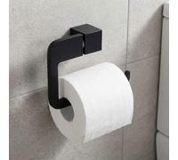 Toilet Roll Holder Black Ring Paper Rack Wall Mounted Modern