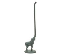 Premier Houseware Grey Toilet Roll Holder For Bathroom/Elephant Figurine Toilet Paper Holder/Stylish Free Standing Toilet Roll Holder 11 x 9 x 47