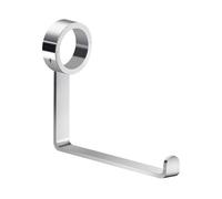 Toilet Roll Holder for Bathroom Grab Bar Chromed Stainless Steel Smedbo UK Silver One Size