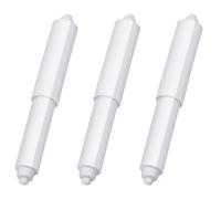Toilet Roll Holder Insert, Toilet Paper Holder, Plastic Toilet Tissue Roll Holder, Spring Loaded Toilet Roll Holder Insert in Bathroom Replacement Roller Spring Loaded Spindle for WC, 3 Pcs