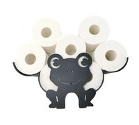 Toilet Roll Holder, Owl/Frog/Deer Toilet Paper Holder, Novelty Animal Shape Toilet Roll Storage, Funny Metal Toilet Roll Holder Fre-e Standing, Decorative Loo Roll Holder, Holds up to 8 Rolls