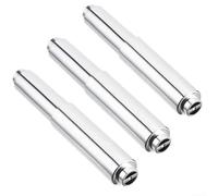 Toilet Roll Holder Spring Loaded Spindle Insert Plastic Silver Replacement for Wall Brackets 16.5cm
