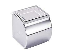 Toilet roll Holder, Stainless Steel Waterproof Wall Mount Toilet Paper Holder Silver Concealed Or Self-Adhesive