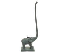 Toilet Roll Holder Tissue Elephant Figure Fauna Grey Free Standing Organiser