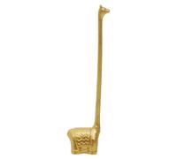Toilet Roll Holder Tissue Llama Figure Fauna Gold Stand Free Standing Organiser