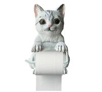 Toilet Roll Holder - Wall Mount Cat Home Decor,Funny Toilet Tissue Holder Roll Stand,for Bathroom Bedroom Office Apartment Dorm Hotel Farmhouse Restaurant Cat Lovers Family