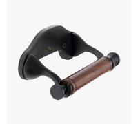 Toilet Roll Holder Wall Mounted Cast Iron Matt Black Toilet Paper Holder For Bathroom Plain Black