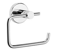 Toilet Roll Holder Wall Mounted (Non Self Adhesive) Chrome Toilet Roll Holder -Loo Roll Holder Stainless steel Toilet Paper Holder Juba Smart Living