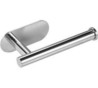 Toilet Roll Holder Wall Mounted, Self Adhesive Toilet Roll Holder SUS 304 Stainless Steel Toilet Paper Holder No Drilling Strong Secure Waterproof for Bathroom Home (Polish)