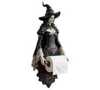 Toilet Roll Holder Wall Mounted - Witch Toilet Paper Holder | Organizer Decoration Bathroom Accessories Figurine Storage for Restroom Rv Shower Halloween Men Cabinet Home