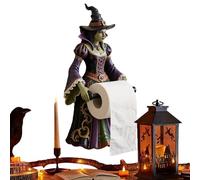 Toilet Roll Holder,Witch Toilet Paper Holder - Organizer Decoration Bathroom Accessories Figurine Storage for Restroom Rv Shower Halloween Men Cabinet Home