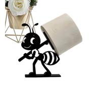 Toilet Roll Paper Holder - Novelty No-Drill 3D Printed Tissue Dispenser, Creative Bathroom Decor with Easy Wall Mount, Unique Toilet Paper Holder Stand, Farmhouse Bathroom Accessory for Home Restroom