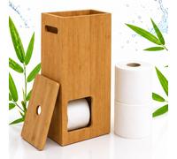 Toilet roll storage box, paper box, bamboo box