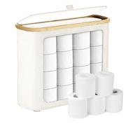 Toilet Roll Storage - Oxford Cloth 17x7x14in/43.18x17.78x35.56cm | Toilet Paper Holder Toilets Roll Basket Basket | Duraible Bathroom Organizer For Home, Office, Guest Restroom, And Convenient Tosilet