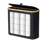 Toilet Roll Storage - Oxford Cloth 17x7x14in/43.18x17.78x35.56cm | Toilet Paper Holder Toilets Roll Basket Basket | Duraible Bathroom Organizer For Home, Office, Guest Restroom, And Convenient Tosilet