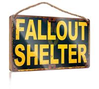 Toilet Rules Sign For Bathroom Fallout Shelter Signage: A Nostalgic Look Back Wooden Sign Fall Porch Decorations Outdoor Garden Gifts(23X35CM)