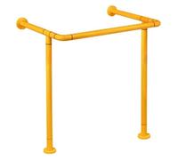 Toilet Safety Frame with Grab Bars Antislip Support for Elderly & Disabled Bathroom WC Safety Handle Yellow Shower & Washbasin Aid Secure Bathroom Grip
