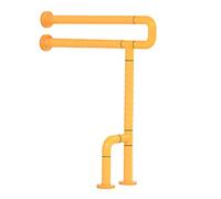 Toilet Safety Frame with Luminous Gasket - Medical Support Handrail for Bathroom, Nylon Construction for Secure Assistance