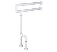 Toilet Safety Rail, Handicap Grab Bars with Leg, Wall-Mount Handicap Rails, Bathroom Safety Bar, Shower Assist Aid for Elderly Disabled Pregnant