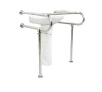 Toilet Safety Rails 304 Stainless Steel Toilet Elderly Care Equipment Home Improvement Bathroom Safety Rail Disabled Accessibility Bar(Handrail 60x60x80cm)
