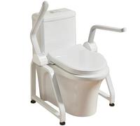 Toilet Safety Rails, Heavy Duty Foldable Handrail for Seniors, 200Kg Load-Bearing, Assist Device for Elderly and Handicap Support, Durable Aluminum Alloy