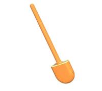 Toilet Scrubber Bathroom Tool Silicone Toilet Brush Holder Set Wall Mounted Toolet Brush(Orange)