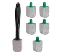 Toilet Scrubber - Cleaning Brush with Long Handle 24.1x6x4.6cm, Non-Scratch Deep Tool | Rechargeable Toilet Cleaner Accessory for Hard Water Stains, Bathroom Hygiene, U