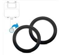 Toilet Seal Flush Pipe for Geberit Seal - 2 Pieces Lip Seal, Replacement Part 362.771.001, Flush Pipe Seal, Cistern Seals for Geberit Replacement Parts DN40/45 mm Flush Pipe (Diameter 54/42 mm, Black)