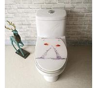 Toilet Seat- Adjustable Hinge Quick Release Toilet Seat Cover Thickened Bathroom Lid for V/U/O Shape Universal,40~48cm*33~38cm